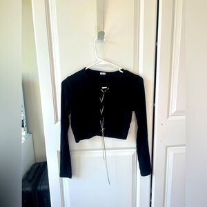 Black Garage long sleeve with bling- size small